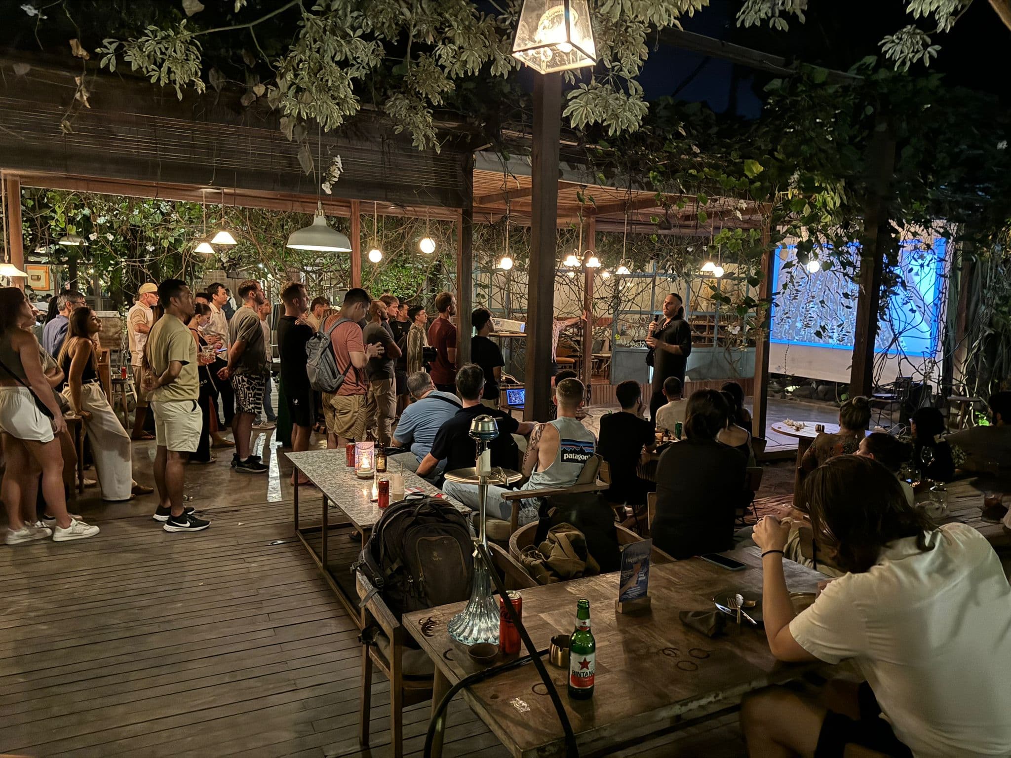 A packed BSTC event venue in Bali