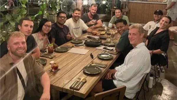 A BSTC community group dinner